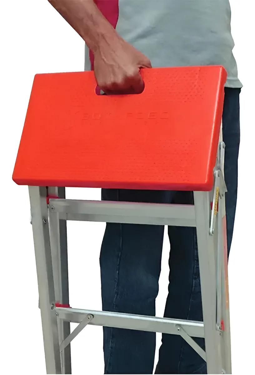 Escada banqueta de Alumínio com 3 degraus - imagem 3